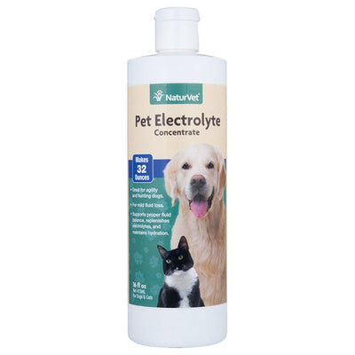 NaturVet Pet Electrolyte Concentrate for Dog & Cat 16 oz - Natural Pet Foods
