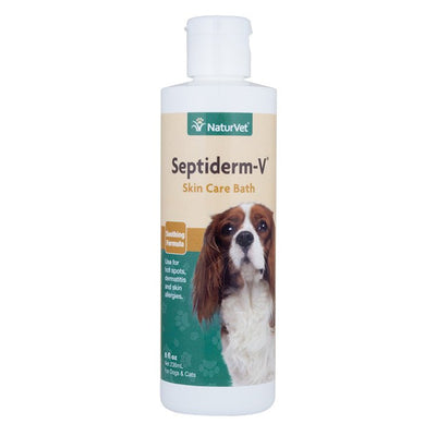 NaturVet - Septiderm-V Skin Care Bath 16 oz - Natural Pet Foods