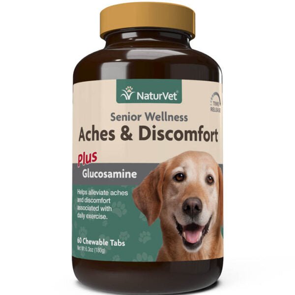 Naurvet Senior Wellness Aches & Discomfort 60 Chews - Natural Pet Foods