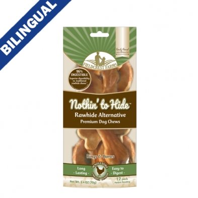 Nothin' to Hide™ Chicken Rings & Bones (12 Pack) - Natural Pet Foods