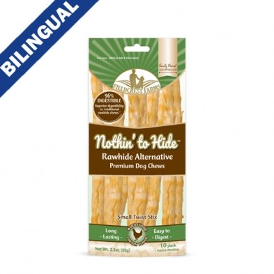 Nothin' to Hide™ Chicken Twist Stix Small (10 Pack) - Natural Pet Foods