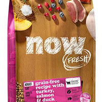 NOW FRESH - Dry Cat Food - Grain Free - Adult, Turkey, Salmon, Duck - Natural Pet Foods
