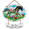 NPF - Suncatcher - Horse in Tulips - Natural Pet Foods
