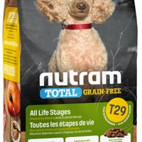 Nutram Dog Total Grain-Free T29 Small & Toy Breed Adult Dog Lamb & Lentils Recipe 2 kg (4.4 lbs) - Natural Pet Foods