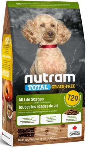 Nutram Dog Total Grain-Free T29 Small Toy Breed Adult Dog Lamb