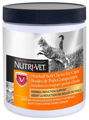 Nutri-Vet® Hairball Soft Chew for Cats 90 ct - Natural Pet Foods