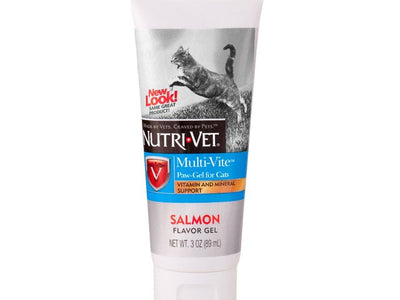 Nutri-Vet® Multi-Vite Paw-Gel For Cats 3 oz Salmon - Natural Pet Foods