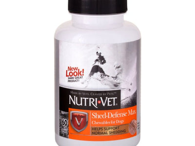 Nutri-Vet® Skin & Coat Shed-Defense Max Chews for Dogs - Natural Pet Foods