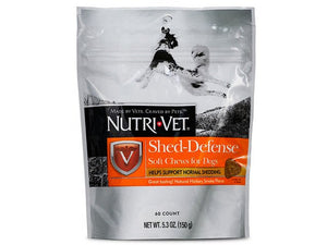 Nutri-Vet® Skin & Coat Shed-Defense Soft Chews For Dogs 5.3 oz - Natural Pet Foods