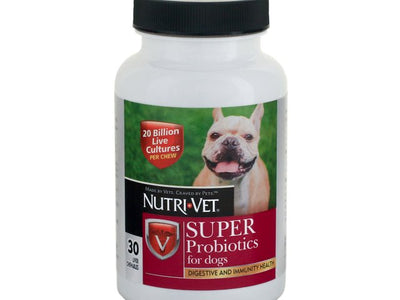 Nutri-Vet® Super Probiotics Chewables For Dogs - Natural Pet Foods