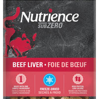 Nutrience Freeze-Dried Beef Liver Treats for Cats 30 g - Natural Pet Foods