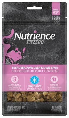 Nutrience Freeze-Dried Cat Treats | Beef, Pork & Lamb Liver 30 g - Natural Pet Foods