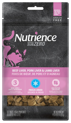 Nutrience Freeze-Dried Cat Treats | Beef, Pork & Lamb Liver 30 g - Natural Pet Foods