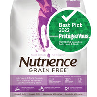 Nutrience Grain Free Pork, Lamb & Duck | Grain Free Dog Food - Natural Pet Foods