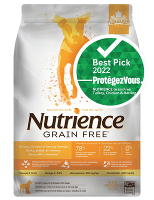 Nutrience Grain Free Turkey, Chicken & Herring | Grain Free Dog Food - Natural Pet Foods