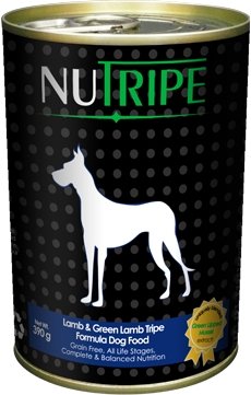 NuTripe-Lamb & Green Lamb Tripe Dog Food - Natural Pet Foods