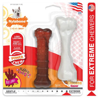 Nylabone Flavor Frenzy Twin Pack Beef Jerky / Chicken Regular - Natural Pet Foods