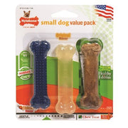 Nylabone Moderate Chew Small Dog Value Pack Petite 3 Count - Natural Pet Foods
