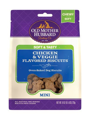 Old Mother Hubbard ® Soft & Tasty Chicken & Veggies Mini Dog Treat - Natural Pet Foods