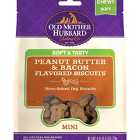 Old Mother Hubbard ® Soft & Tasty Peanut Butter & Bacon 8 oz Dog Treat - Natural Pet Foods