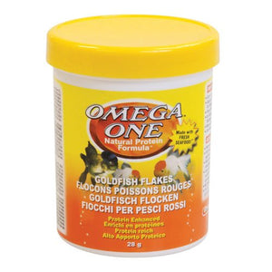 Omega One Fresh Seafood Formula Goldfish Flakes 1.oz - Natural Pet Foods