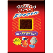 Omega One Frozen Bloodworms - Cubes Fish Foods - Natural Pet Foods