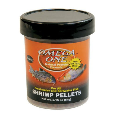Omega One Natural Seafood Formula Shrimp Pellets - Natural Pet Foods