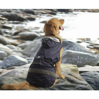 One For Pets - Dog Safety Hooded Raincoat - Navy - Natural Pet Foods