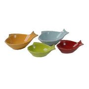 One For Pets - Fish Shaped Cat Bowl Assorted Color - Natural Pet Foods