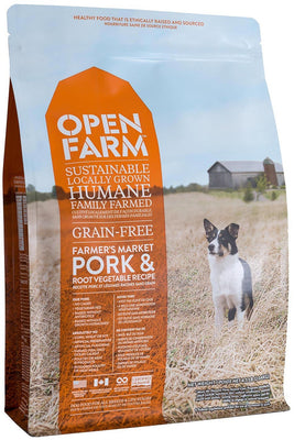Open Farm - Farmer's Market Pork & Root Vegetable Recipe - Dry Dog Food Grian Free - Natural Pet Foods