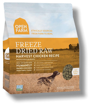 Open Farm - Freeze Dried Raw Dog Food - Harvest Chicken - Natural Pet Foods