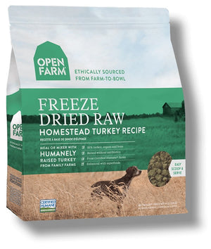 Open Farm - Freeze Dried Raw Dog Food - Homestead Turkey - Natural Pet Foods