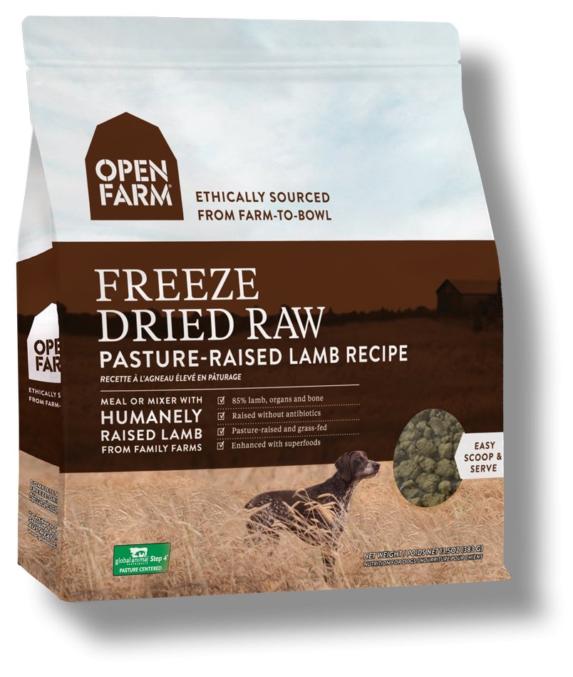 Open Farm - Freeze Dried Raw Dog Food - Pasture Raised Lamb - Natural Pet Foods
