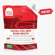 Open Farm™ Grass-Fed Beef Bone Broth 6 of 12 oz - Natural Pet Foods