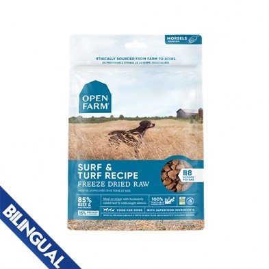 Open Farm Surf & Turf Recipe Freeze Dried Raw Morsels 3.5 oz Dog - Natural Pet Foods