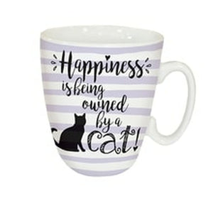 Otter House Curved Mug - Happiness Is Cat SALE - Natural Pet Foods