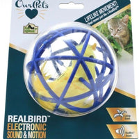 Our Pets Play-N-Squeak Realbird Cat Toy Catnip Scent Electronic Sound & Motion - Natural Pet Foods