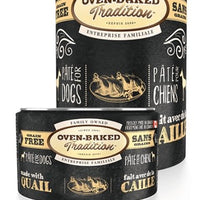 Oven Baked Tradition Grain Free Quail Pate Dog - Natural Pet Foods