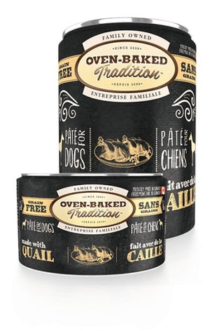 Oven Baked Tradition Grain Free Quail Pate Dog - Natural Pet Foods