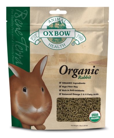 Oxbow Animal Health © Organic Rabbit Food 3 lb - Natural Pet Foods