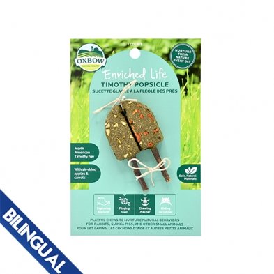 Oxbow animal health enriched life timothy popsicle - Natural Pet Foods