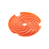 Pet Dream House SPIN Interactive Slow Feeder Accessories - Flying Disc Interactive Lick Feeder & Frisbee Orange