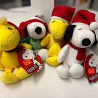 Peanuts Snoopy & Woodstock Mini Plush Dog Toy (Christmas Version) SALE - Natural Pet Foods