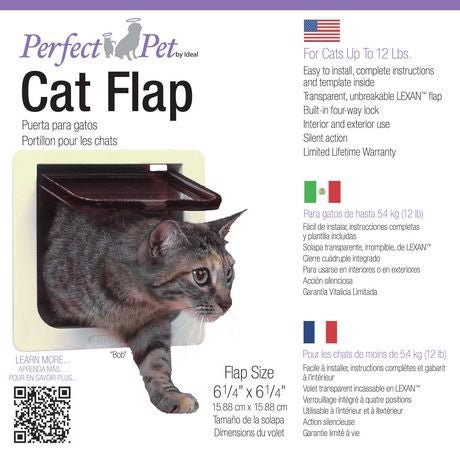 Perfect Pet - Cat Flap - Cat door - Natural Pet Foods