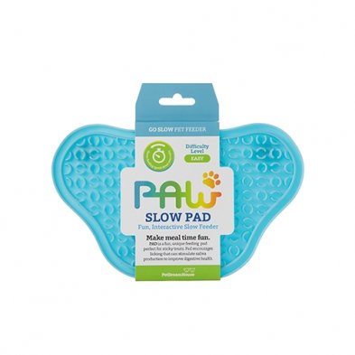 Pet Dream House PAW Lick Pad Mat with Suction Cup Back Blue - Natural Pet Foods