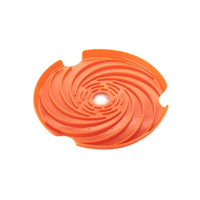 Pet Dream House Spin Slow Feeder - Flying Disc Interactive Lick Feeder & Frisbee Orange - Natural Pet Foods
