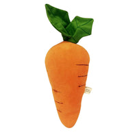 Pet Lou Plush Food Dog Toy - Carrot - 8" - Natural Pet Foods