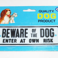 Pet Pro - "Beware of the Dog" Door Sign - Natural Pet Foods