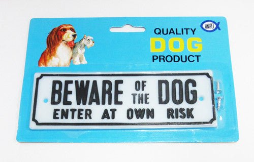 Pet Pro - "Beware of the Dog" Door Sign - Natural Pet Foods