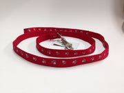 Pet Pro Leashes - Red Paw Prints - Natural Pet Foods